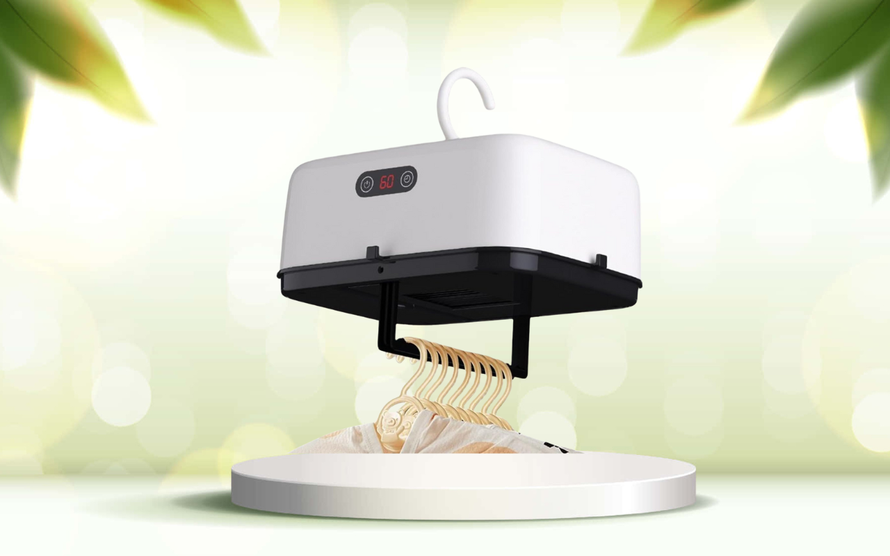 Scopri come asciugare i tuoi vestiti ovunque con la mini asciugatrice portatile